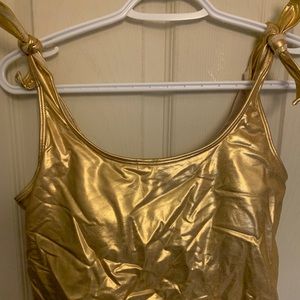 Kortni Jeane tank tie swim top